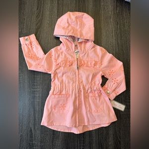 3T Brand New Jacket. PINK w/ DENIM  LIKE FABRIC. Super cute!
